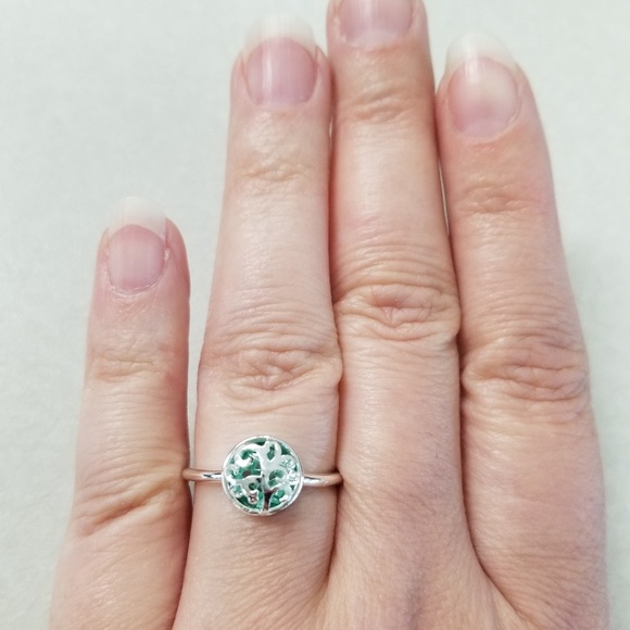 Sterling Tree of Life Ring - Picture 7 of 8